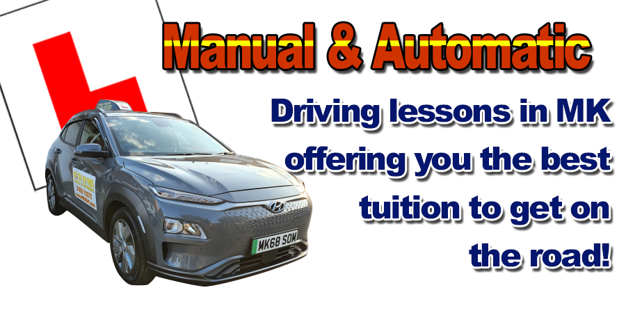 Take your automatic driving lessons in Stony Stratford to give yourself the best chance of passing 1ST TIME!